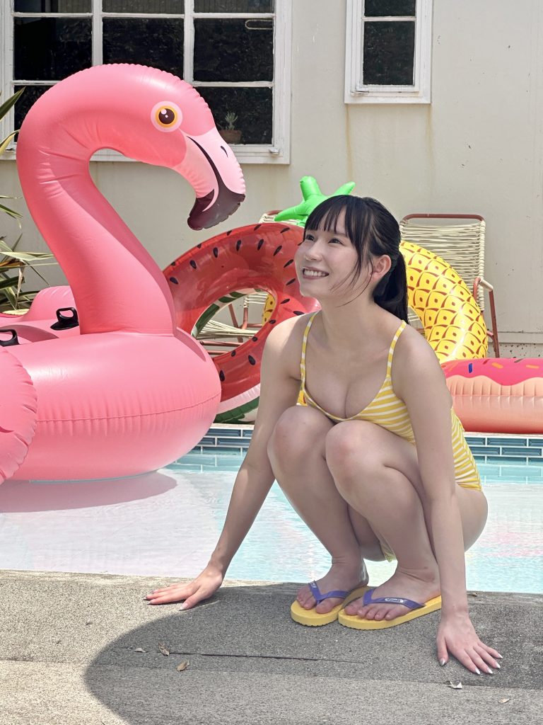 【センターグラビア】SKE48 大村杏さん「新たな大村杏を見ていただけると嬉しいです！どのカットが好きか教えてね☝🏻🌊💙」特別コメント動画も【ヤングジャンプ】