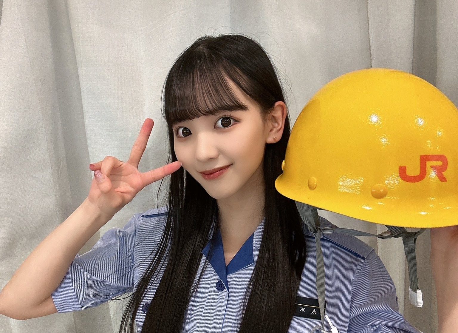 末永桜花さん  01.24発売『JR時刻表』連載「十人十鉄」に掲載