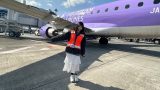 鈴木愛來さん 富士山静岡空港を一足先に見学！！