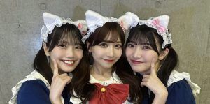 お揃い猫メイドの太田彩夏、篠原京香、山村さくらさんが可愛すぎる！！