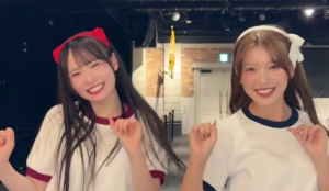 体操服姿のあずっぴー(大村杏、篠原京香さん)が可愛い！！