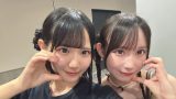 SKE48 伊藤虹々美さん「杏さん😭😭😭あんずさん😭😭大好き😭」　あずにじ（大村杏、伊藤虹々美さん）