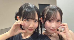 SKE48 伊藤虹々美さん「杏さん😭😭😭あんずさん😭😭大好き😭」　あずにじ（大村杏、伊藤虹々美さん）