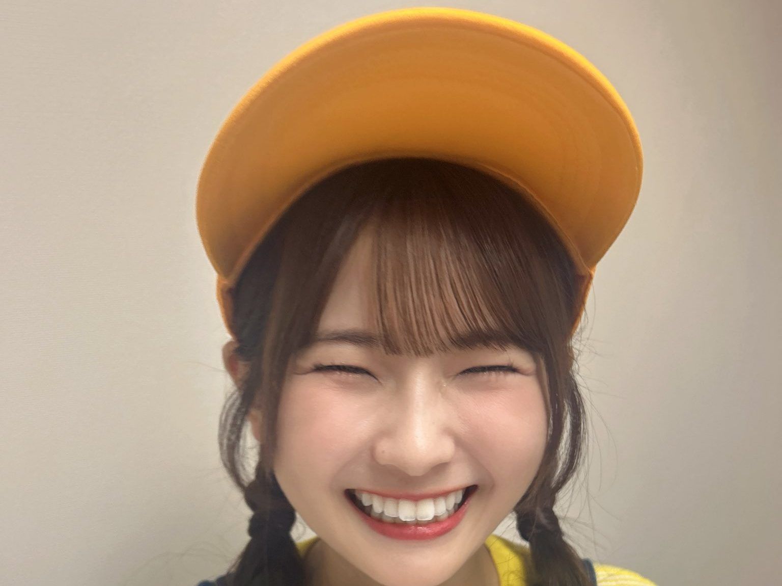 ピザを食べてニコニコなSKE48 原優寧さんかわいい！！