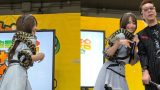 SKE48 入内嶋涼さん 体に蛇を巻くナゴヤレプタイルズワールド2025