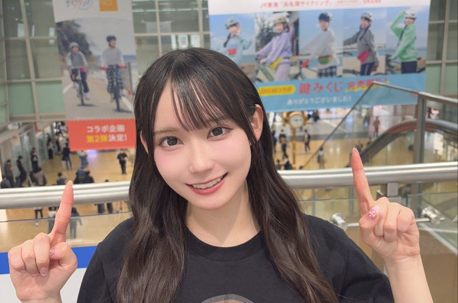 名古屋駅SKE48 コラボ鍵みくじ完売記念　特大広告を観に行くSKE48 メンバーSNSまとめ