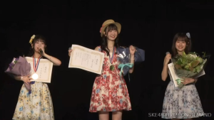 SKE48 今年度の劇場公演出演TOP3を発表！！