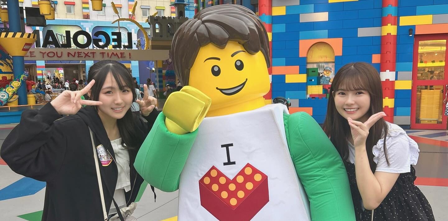 SKE48 原優寧、杉本りいなさん 初レゴランド！！