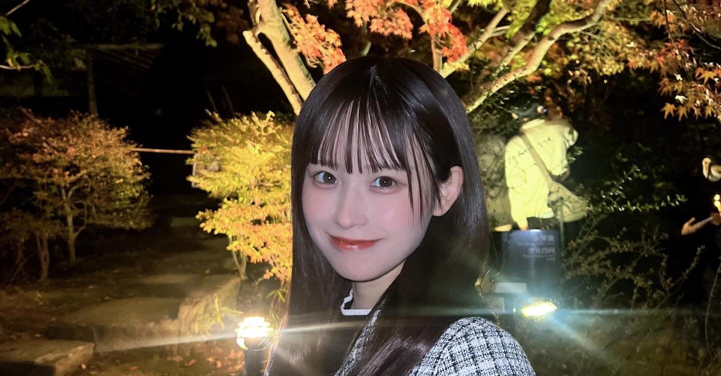 みおここは（西井美桜、奥野心羽さん)と紅葉