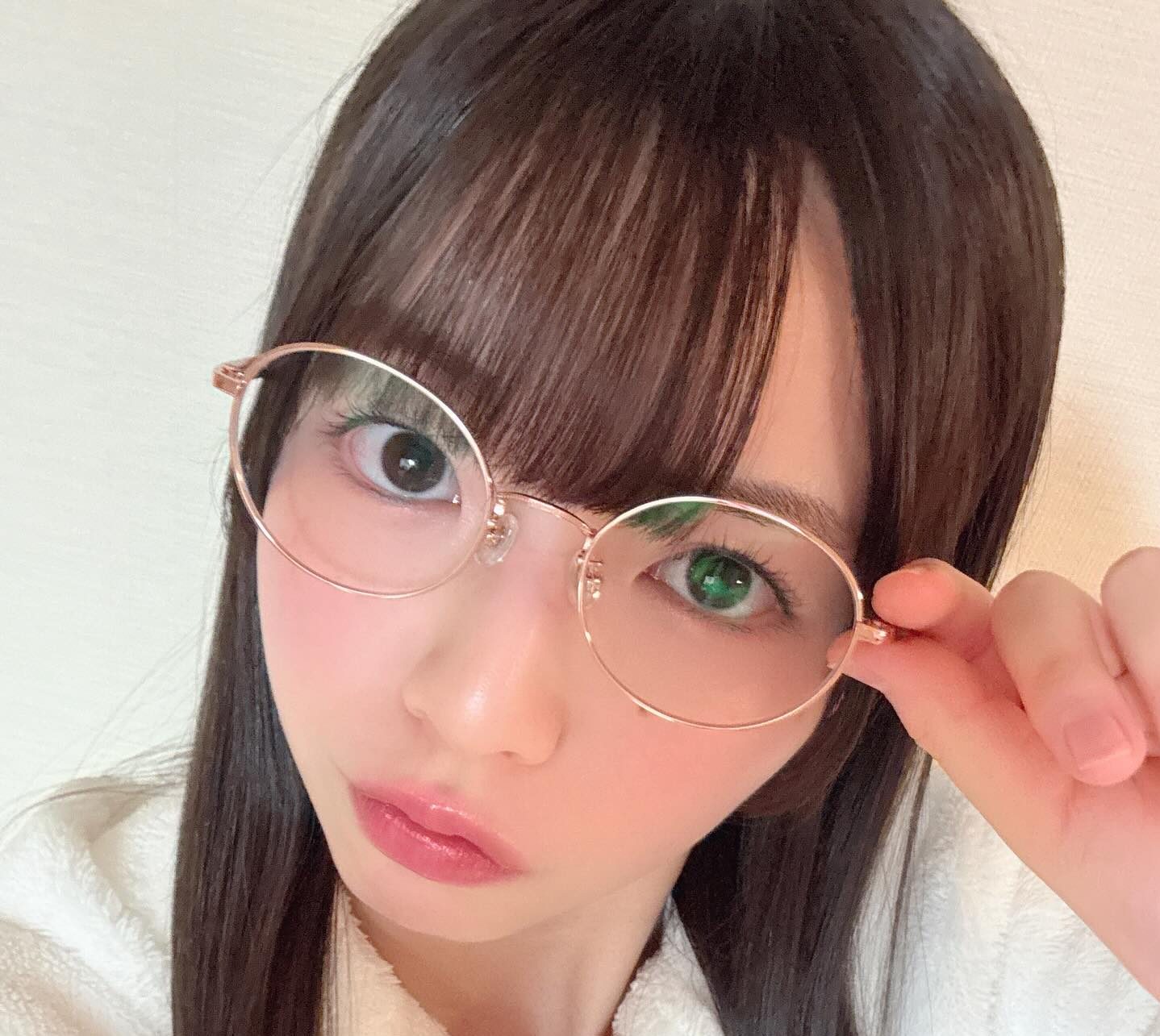 SKE48 長谷川雅さん、メガネデビュー！丸メガネ姿が可愛すぎる